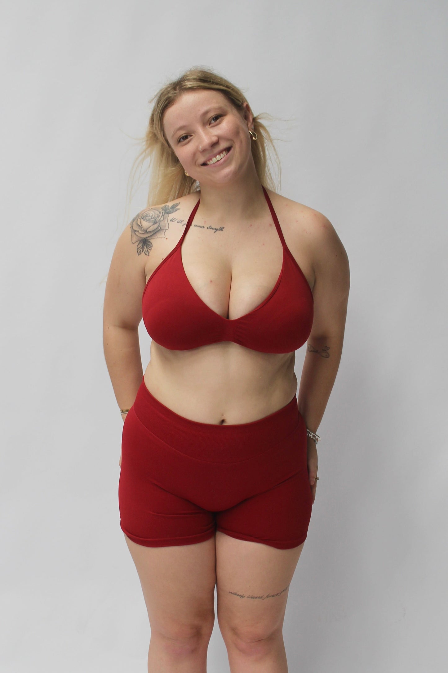 Red Velvet Sculpt Bra