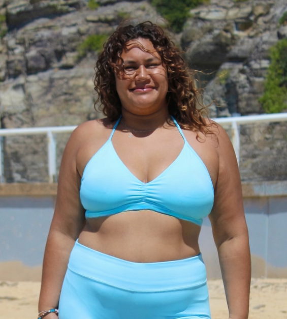 Sky Blue Sculpt Bra