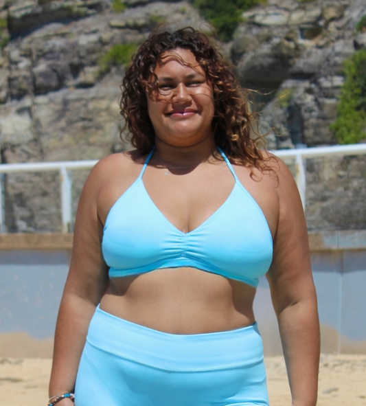 Sky Blue Sculpt Bra