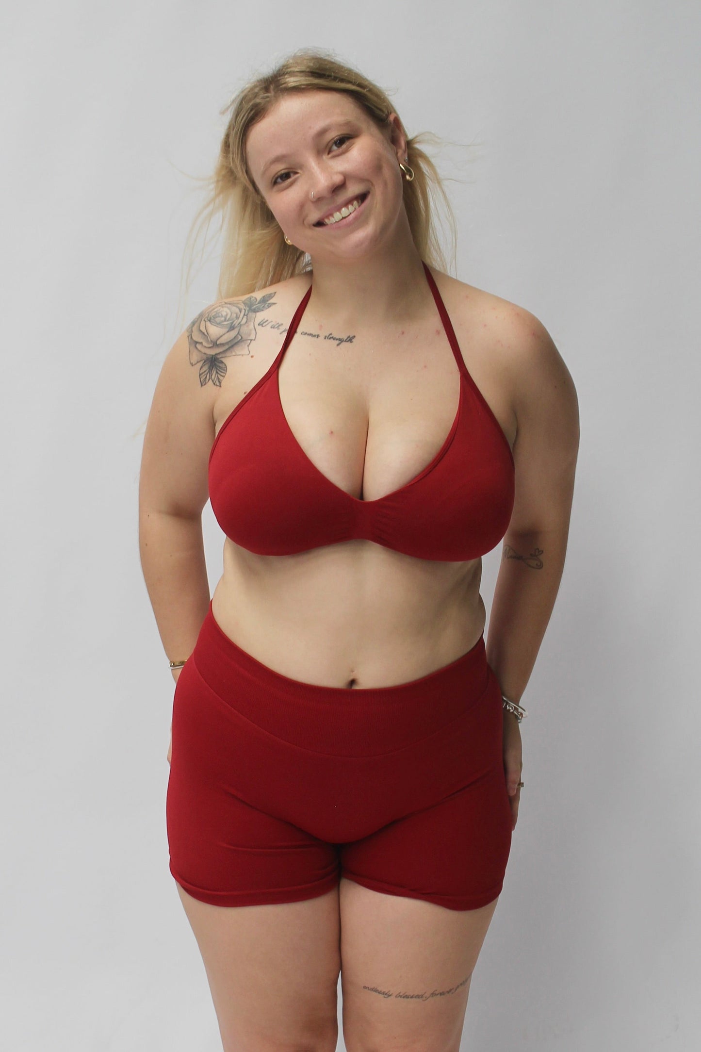 Red Velvet Sculpt Shorts