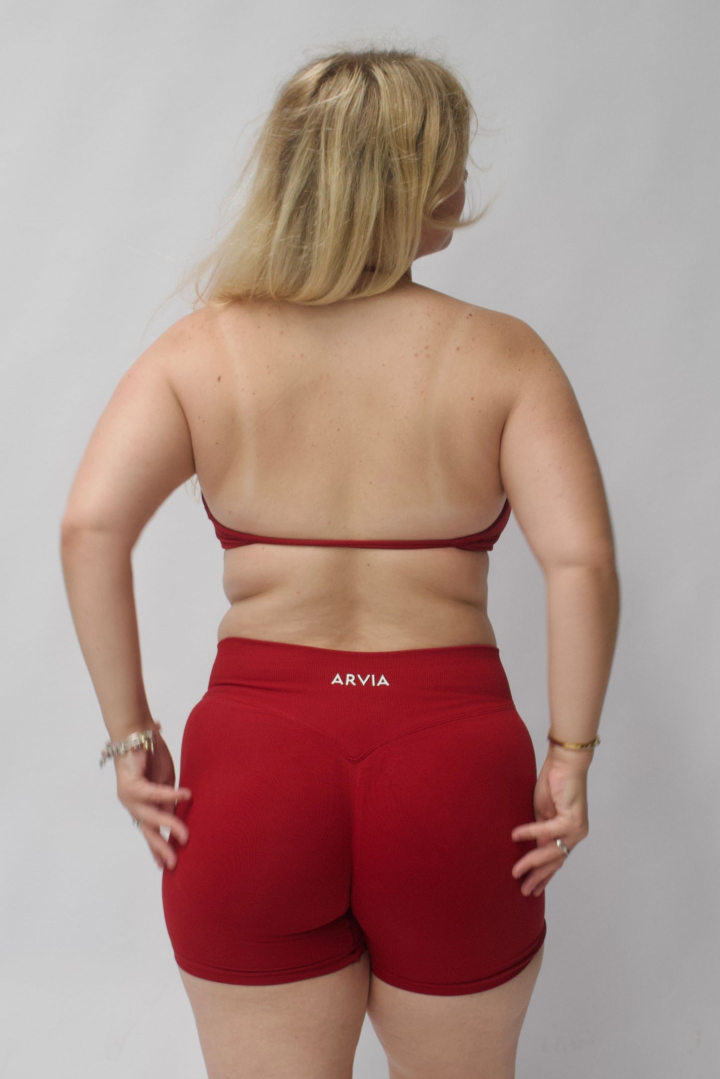 Red Velvet Sculpt Shorts