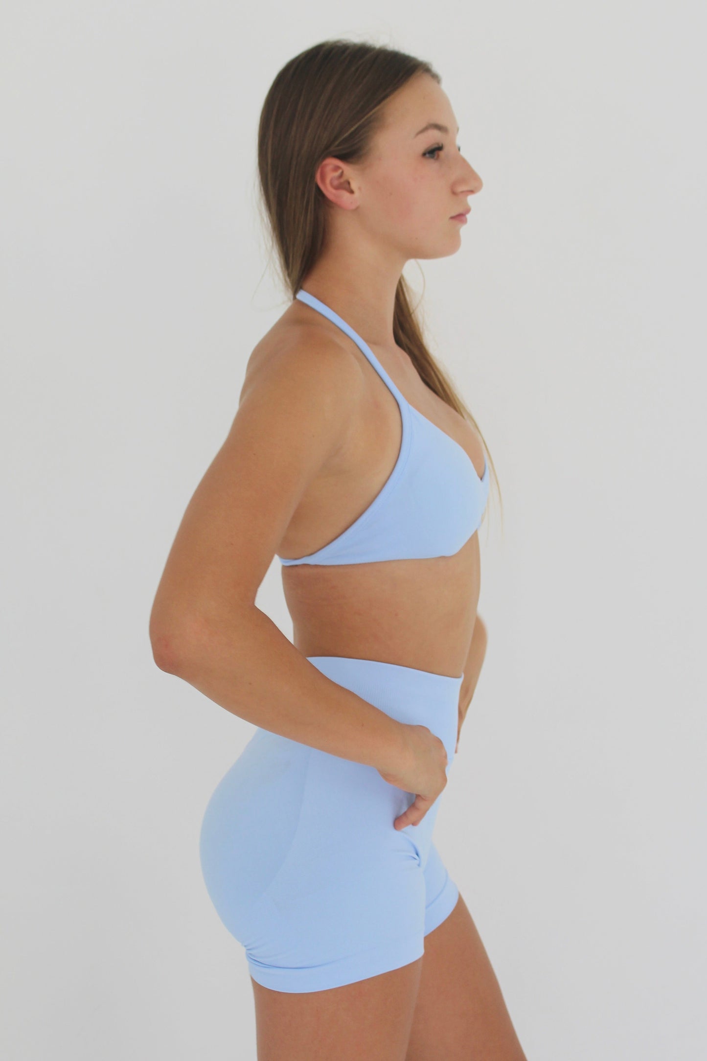 Ice Blue Sculpt Shorts